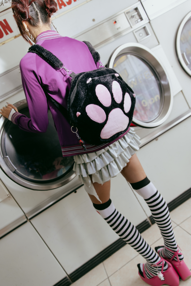 Urban Bunny Gangsta Paw Backpack – Faux Fur Street Edition