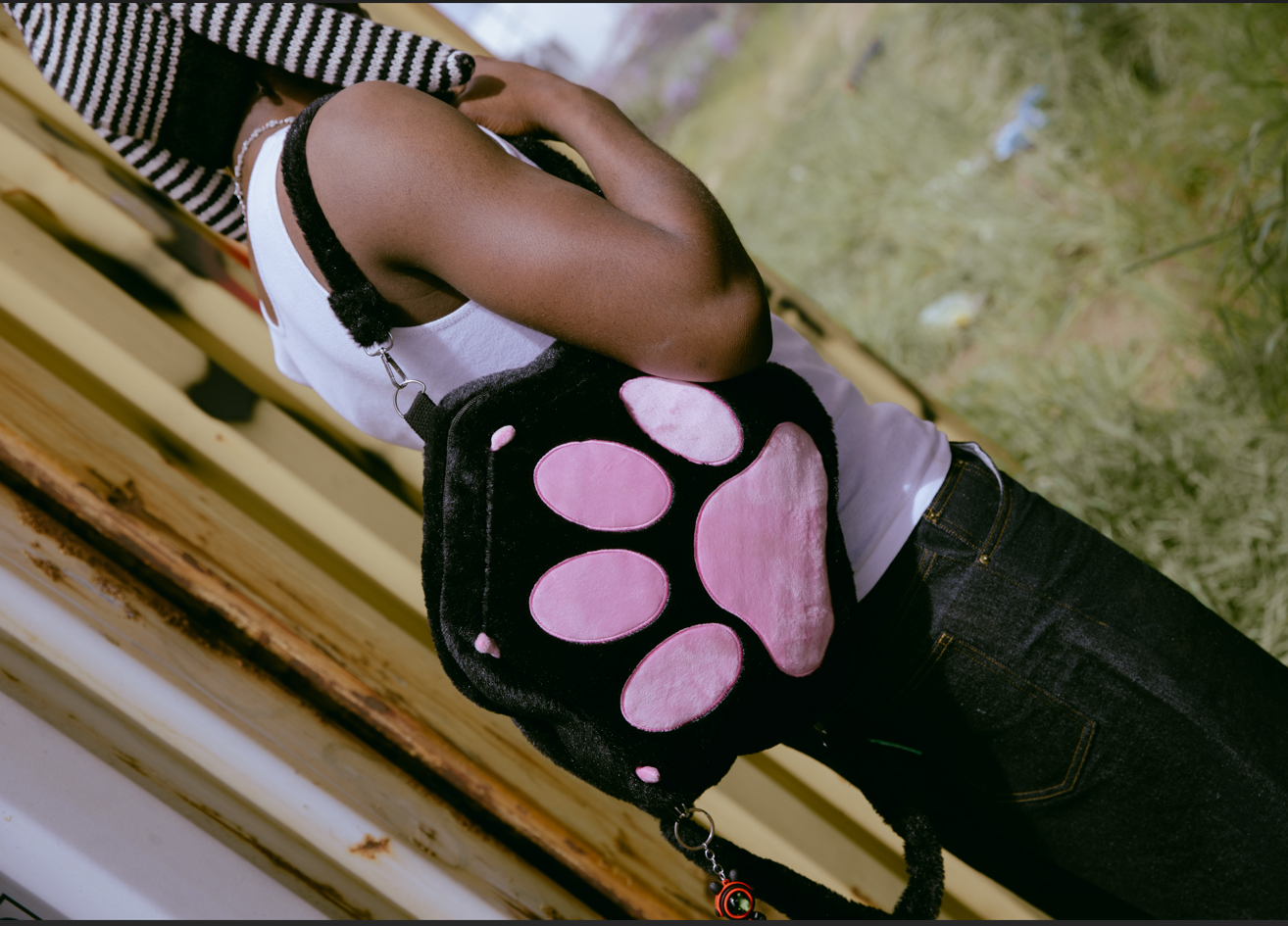 Urban Bunny Gangsta Paw Backpack – Faux Fur Street Edition