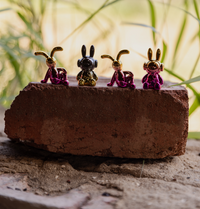 Weird Bunny Club – Mini Glossy Collectible Set (4 Pce)