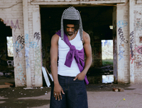 Urban Bunny Beanie – Long-Ear Knit Edition Black White