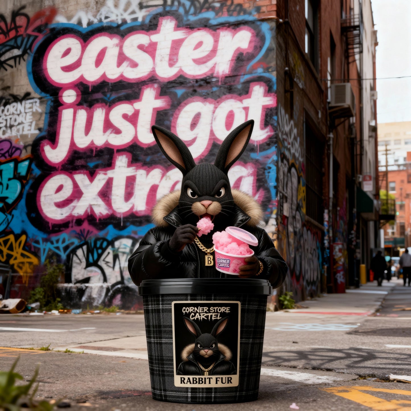 Urban Bunny: Rabbit Fur – Cotton Candy (Street Edition)