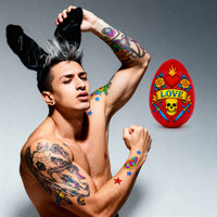 Tattoo Chocolate Easter Egg  Bite it. Wear it. Tag it.