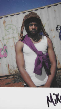 Urban Bunny Beanie – Long-Ear Knit Edition black Orange