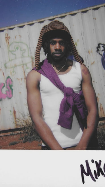 Urban Bunny Beanie – Long-Ear Knit Edition black Orange