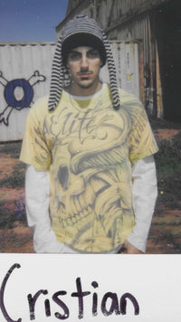 Urban Bunny Beanie – Long-Ear Knit Edition Black White